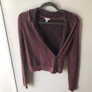 Burgundy sweater